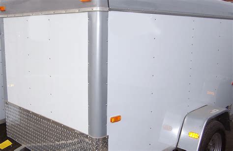 exterior panels for enclosed trailer